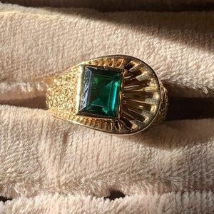 14K Emerald Ring